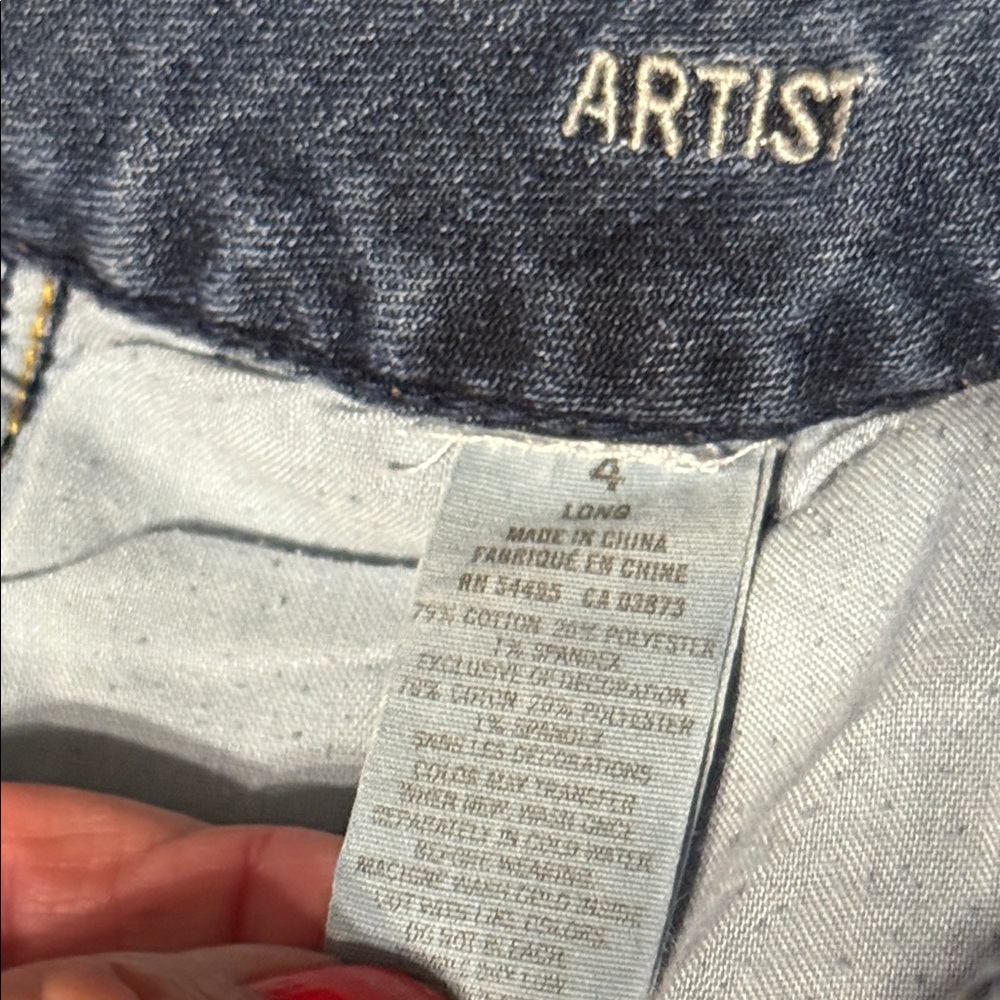 Y2K American Eagle Outfitters Vintage Lowrise Super Soft Boot Cut Jeans 4 Long - Picture 5 of 9